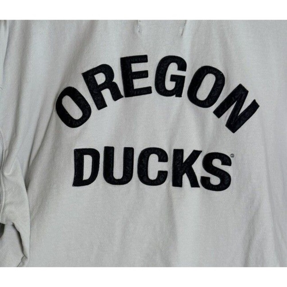 Oregon Ducks Fanatics Signature Long Sleeve Tshirt Size 3XL Gray Spell Out Univ.